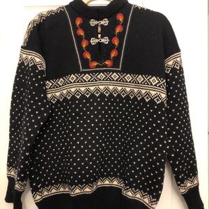 Dale of Norway Navy Pure Wool Sweater Sz Small